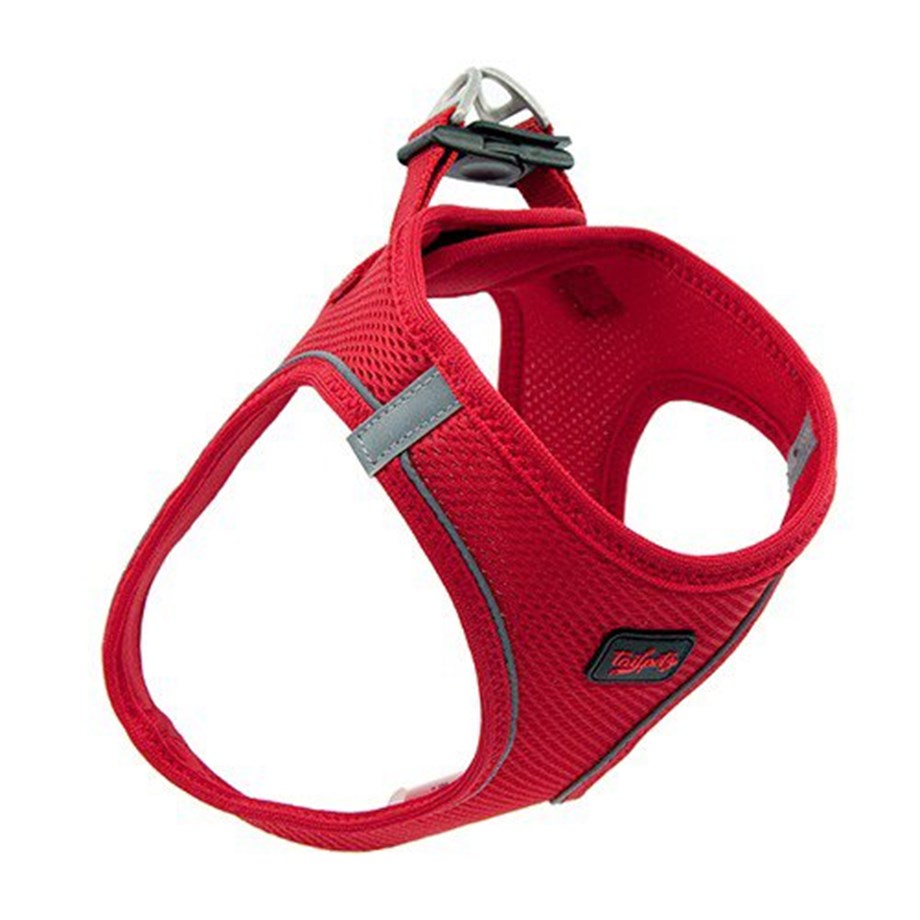 Tailpetz Air Mesh Köpek Göğüs Tasması Kırmızı