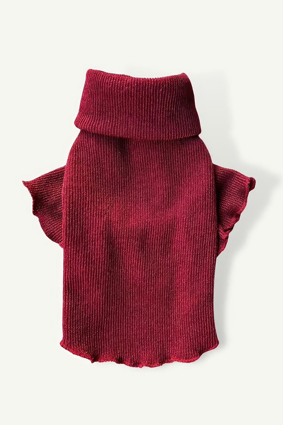Lil.co Garnet Lettuce Turtleneck Köpek Kazağı