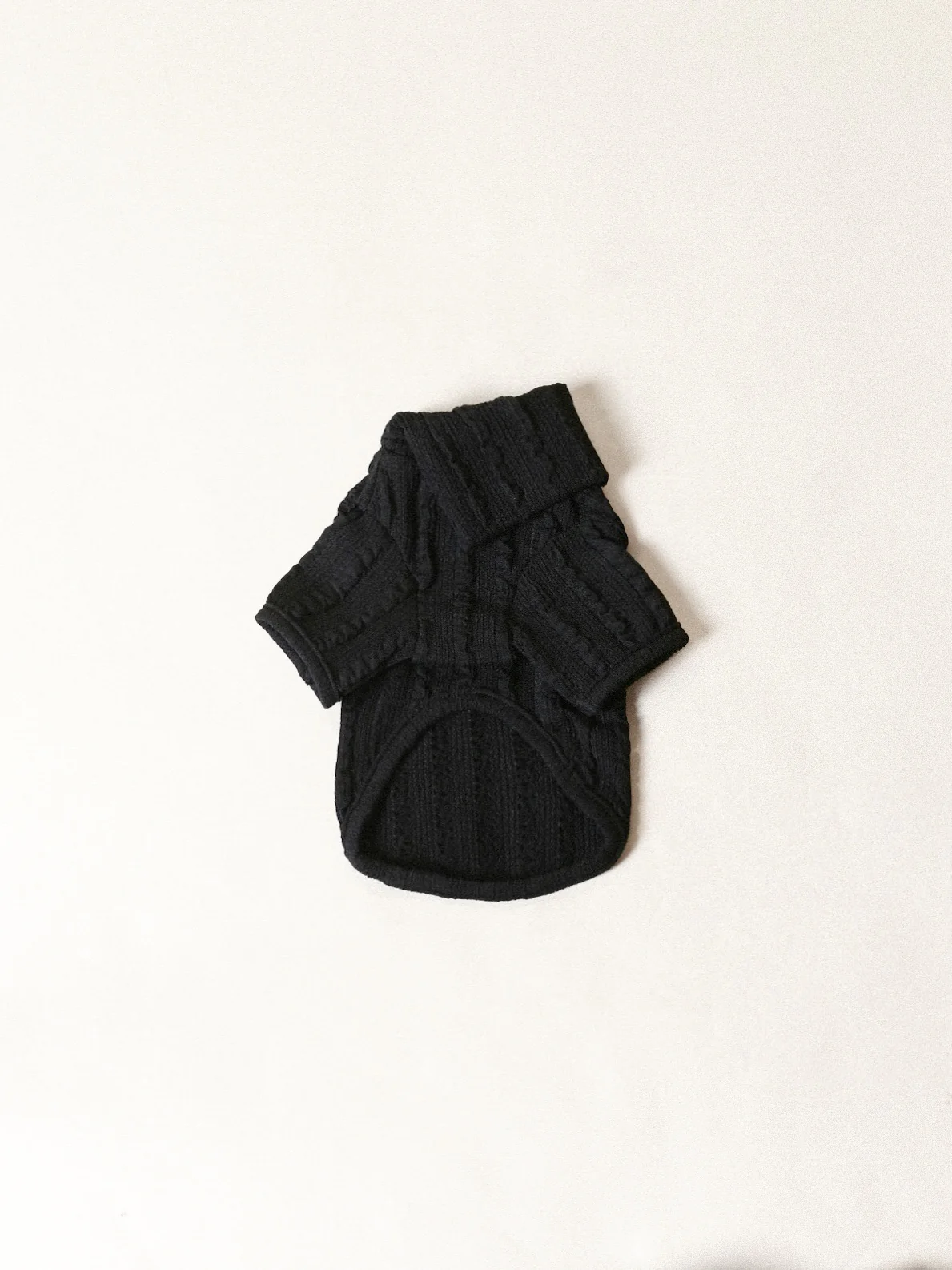 The Little Company Mireille Dog Sweater Black
