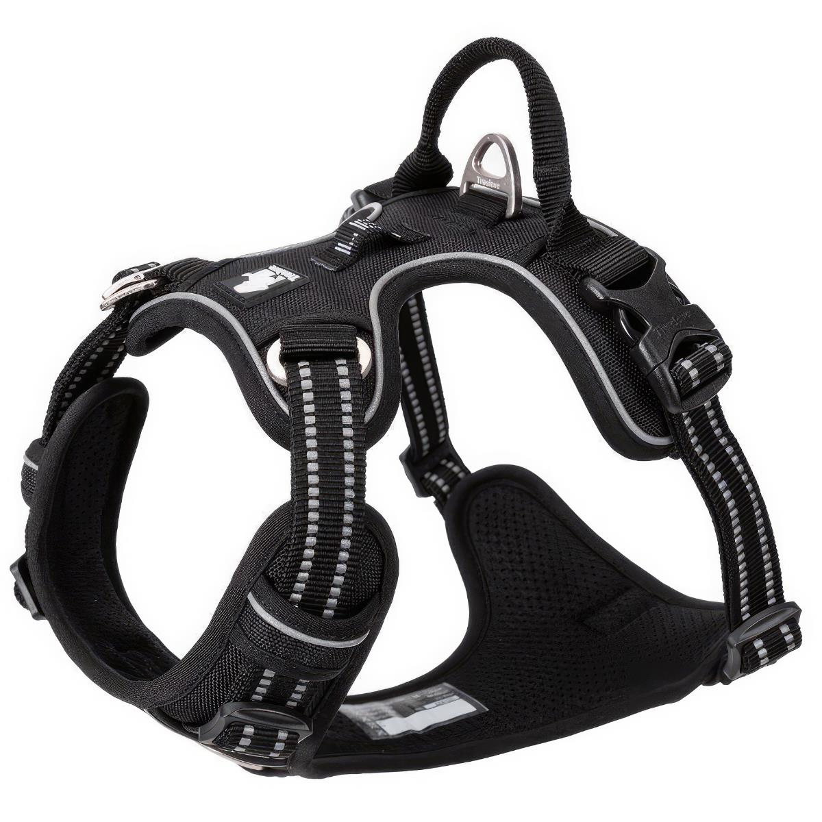 True Love Aluminum D-Halkalı, Ergonomic, Black Breast Collar