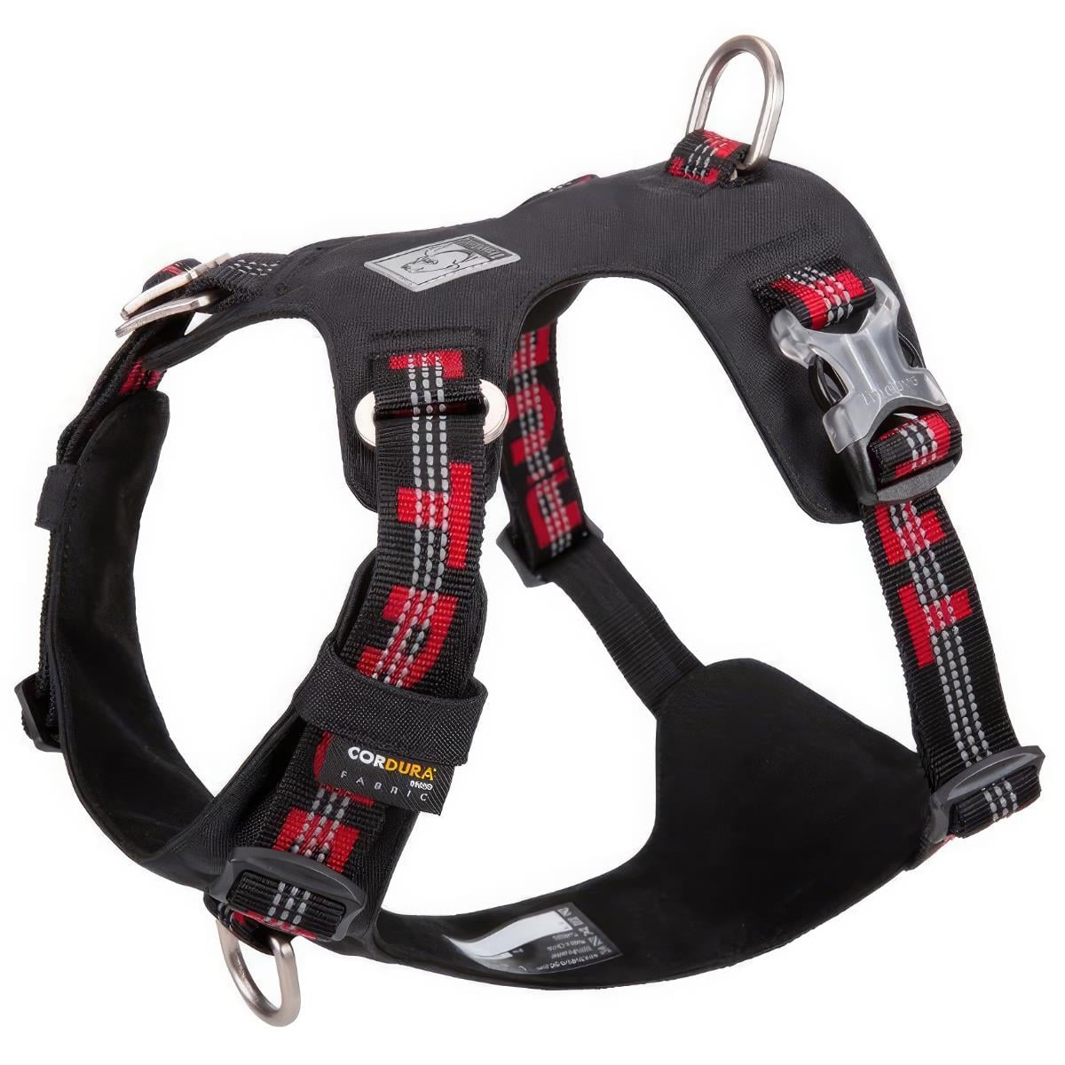 True Love Cordura Kumaşlı Suya Dayanıklı Köpek Göğüs Tasması Siyah