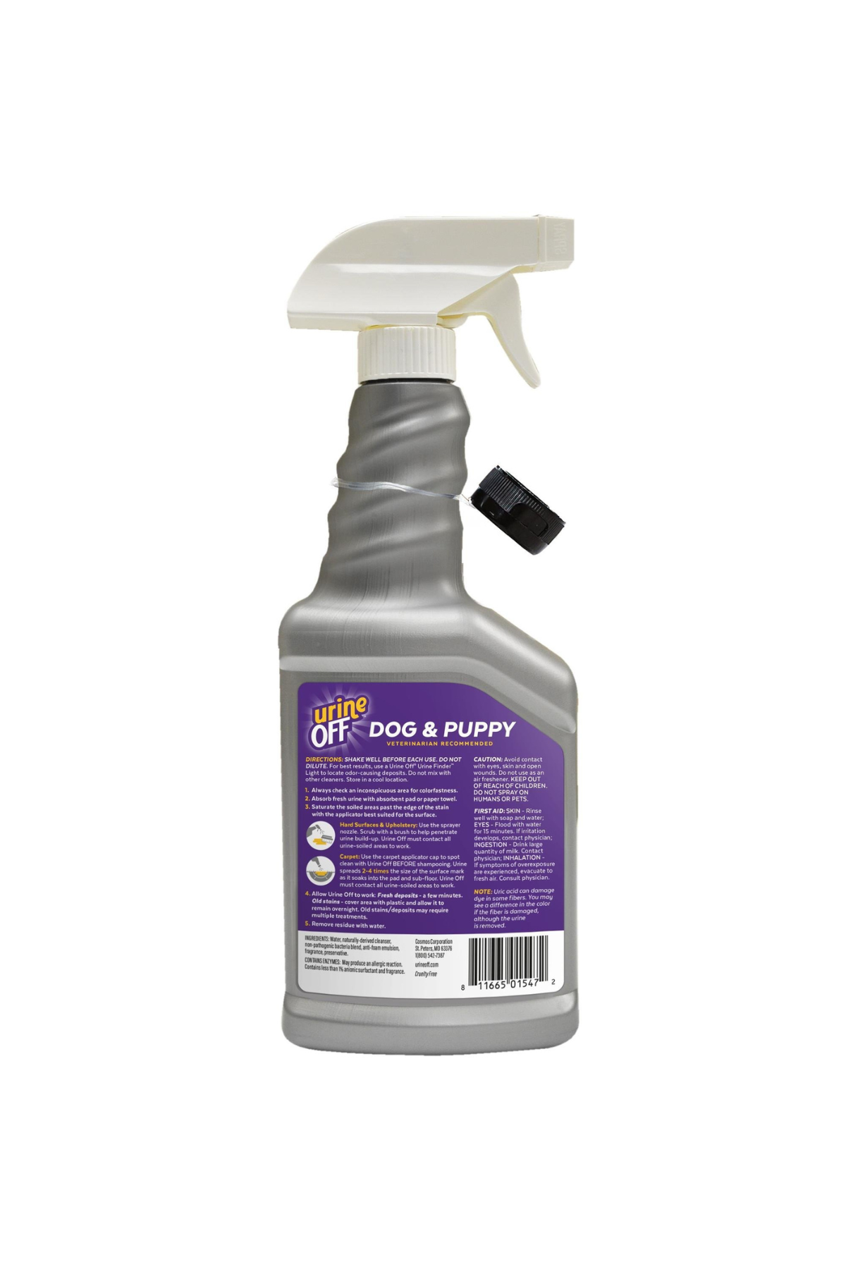 Urine Off Kedi ve Köpek İdrar Koku Giderici ve Temizleyici Sprey 500 Ml