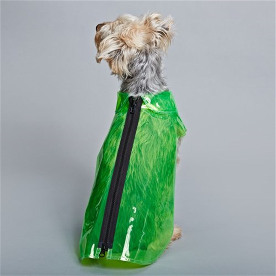 Ware Of The Dog Vinil Köpek Yağmurluk Neon Yeşil