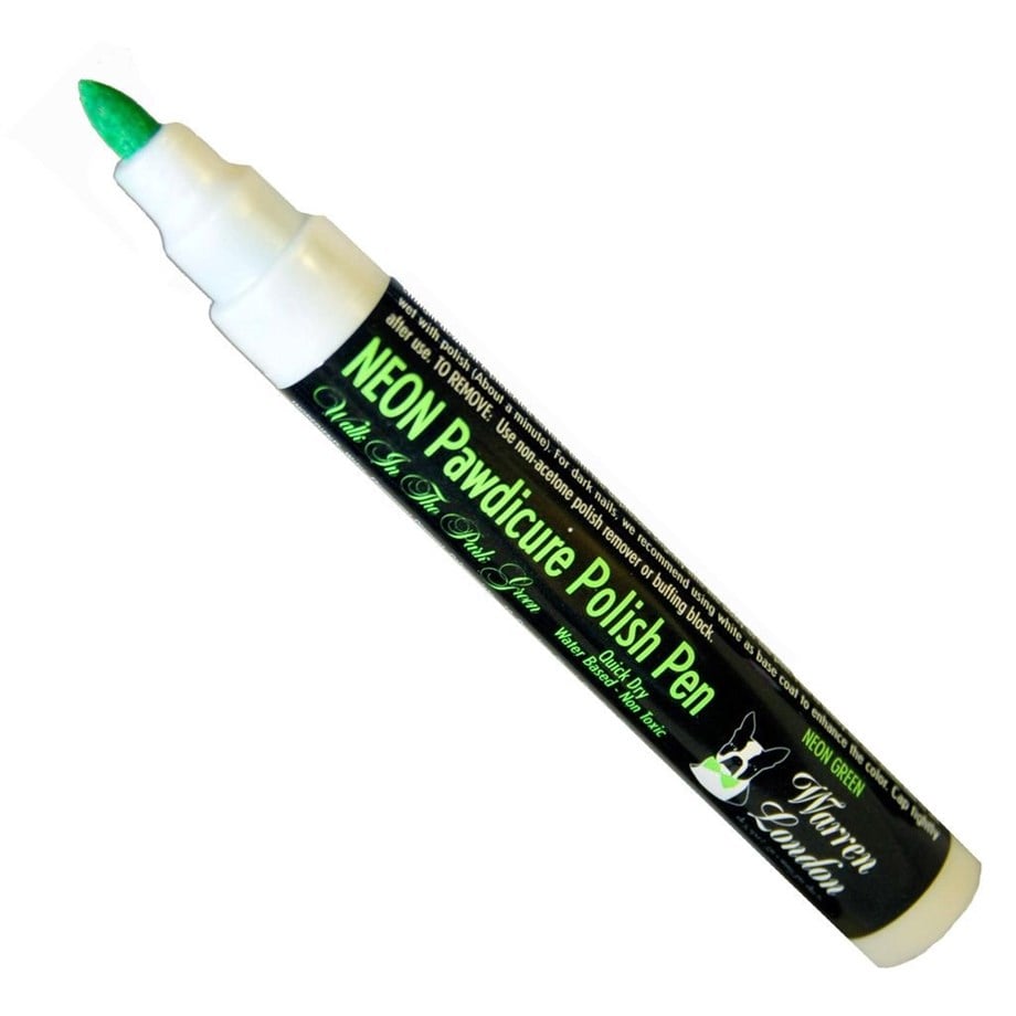 Warren London Pawdicure Polish Pen - Köpekler için Neon Yeşil Kalem Oje