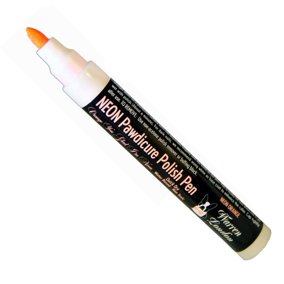 Warren London Pawdicure Polish Pen - Köpekler için Neon Turuncu Kalem Oje
