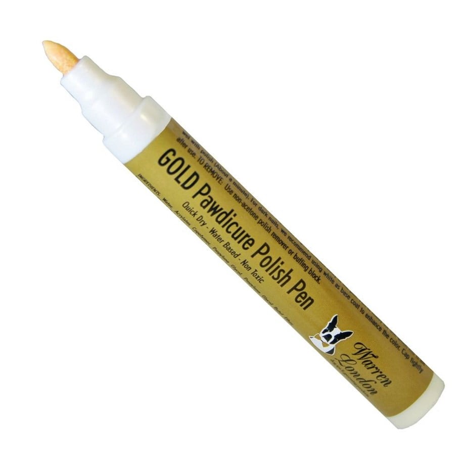Warren London Pawdicure Polish Pen - Köpekler için Altın Kalem Oje