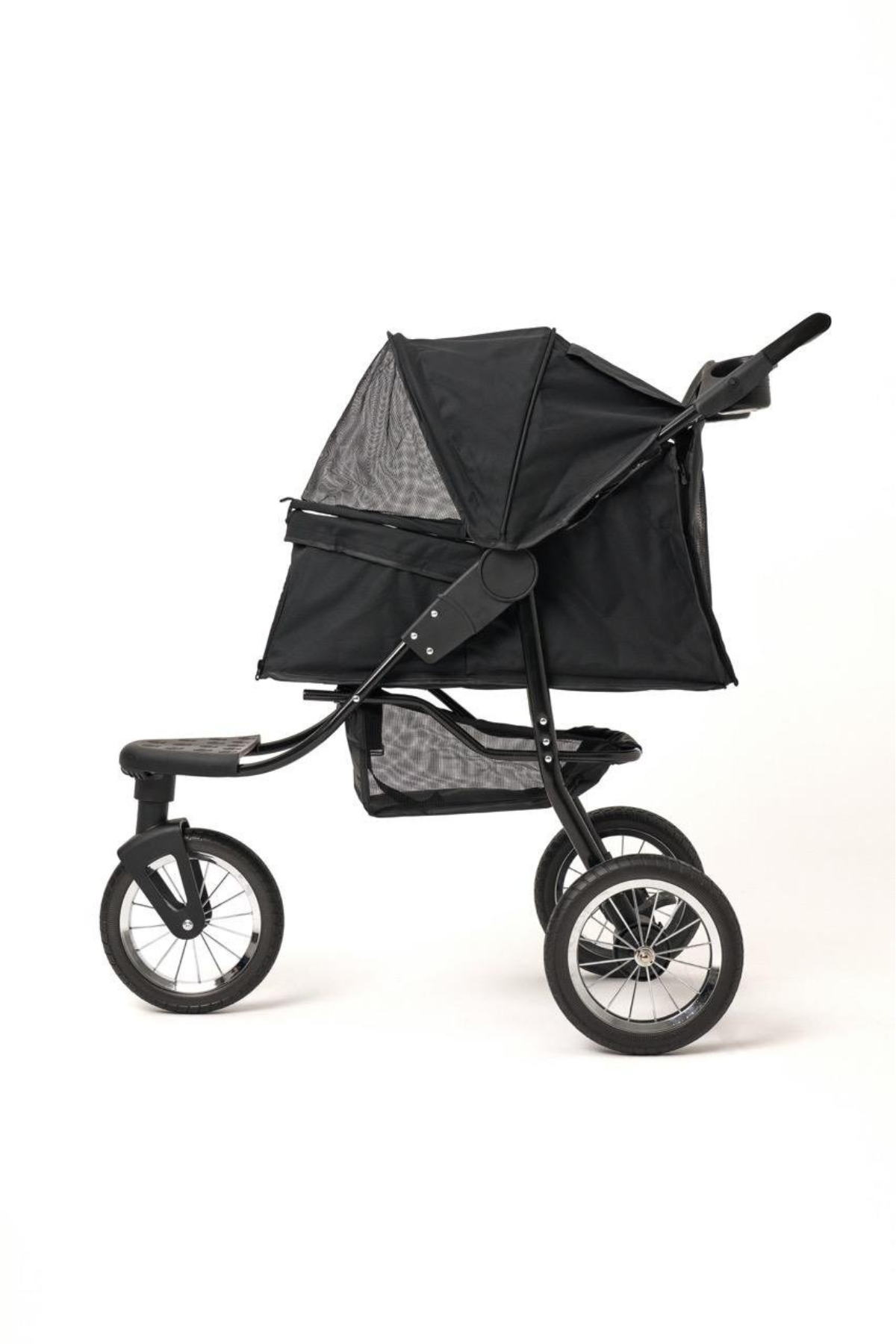 Zampa Ricciardo Kedi & Köpek Arabası Siyah 54X104X101cm