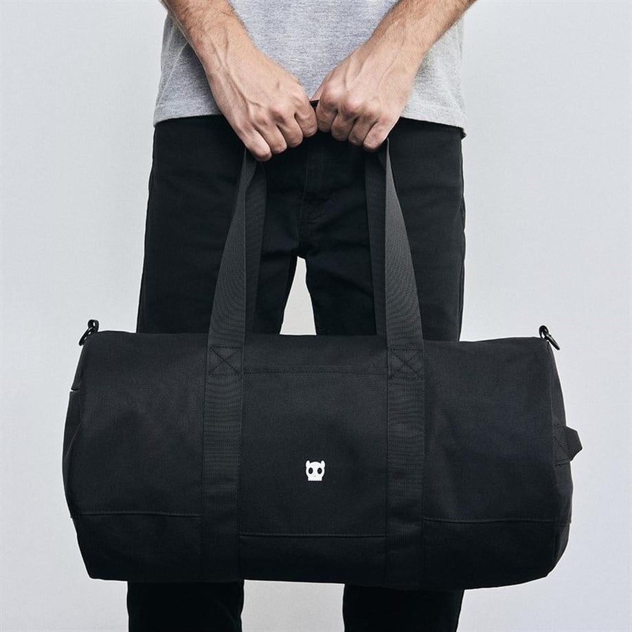 Zee.Dog Human Black Duffle Bag