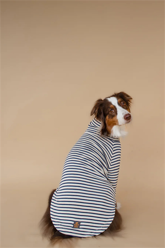 Asky&Erd Turtleneck Tshirt | Coastal Navy