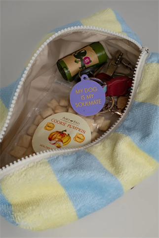 Asky&Erd Soft Rituals Köpek  Bakım Ürünleri Çantası Butterscotch Çizgili