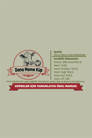 Hooffal Köpek  Ödül Maması Dana Meme Küp Balkabaklı