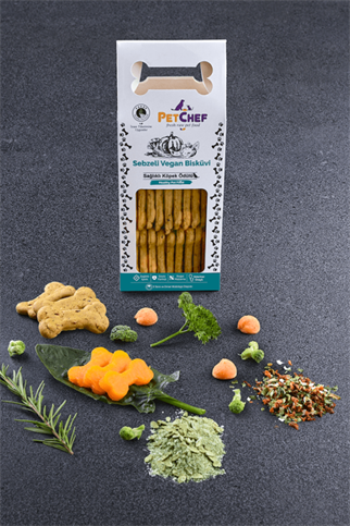 PetChef Sebzeli Vegan Köpek Bisküvisi
