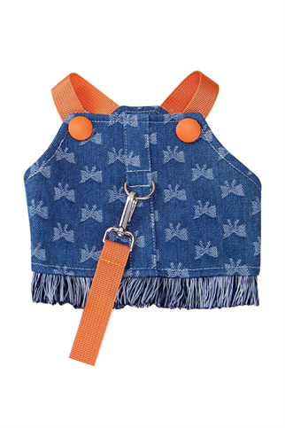 DolcePets kot turuncu detaylı tasma