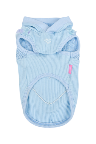 Pinkaholic New York Tiana Kapüşonlu Köpek Sweat Mavi