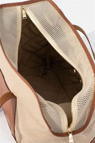 Zoe Pet Atelier City Carrier Köpek Taşıma Çantası Kahverengi