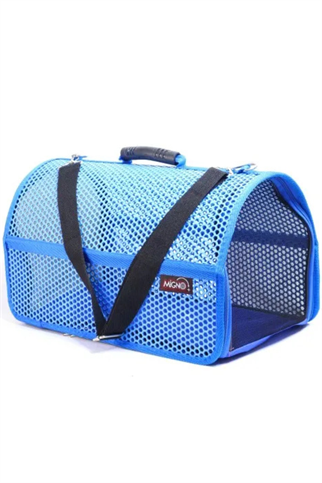 Migno Flybag Voyager Fileli Model Kedi Köpek Taşıma Çantaları - Mavi