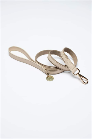 Pamuk&Deri Bej Gezdirme Kayışı
