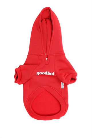 Goodboi Köpek Hoodie Kırmızı
