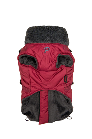 Puppia Isolde Kışlık Köpek Tulumu - Bordo