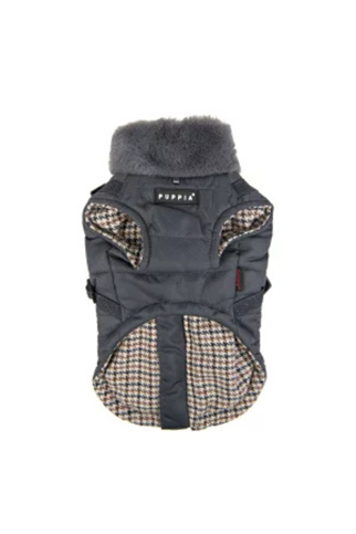 Puppia Donavan Kışlık Polar Köpek Tulumu - Gri