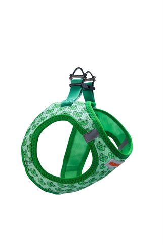 PawStar Frog Köpek Göğüs Tasması Yeşil