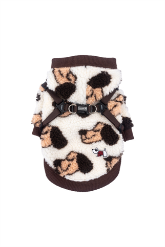 Puppia New York Max Polar Kapüşonlu Kazak - Kahverengi