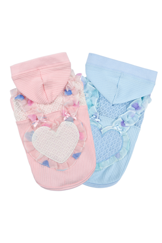 Pinkaholic New York Tiana Kapüşonlu Köpek Sweat Mavi