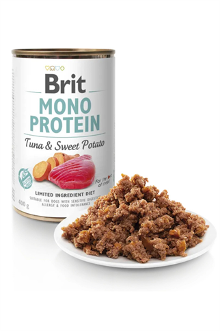 Brit Care BRIT MONO PROTEIN Ton Balığı ve Tatlı Patates Yetişkin Köpek Yaş Mama 
