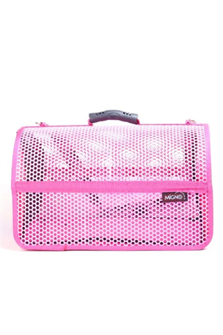 Migno Flybag Voyager Fileli Model Kedi Köpek Taşıma Çantaları - Pembe
