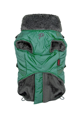 Puppia Isolde Kışlık Köpek Tulumu - Yeşil