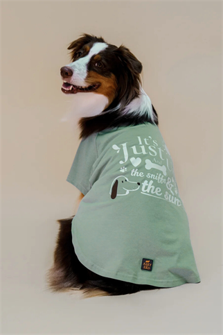 Asky&Erd It’s Just Us Tshirt | Seafoam Mist Köpek Tişört