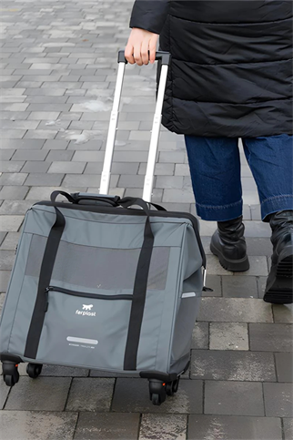 Ferplast Voyager Tekerlekli Evcil Hayvan Taşıma Çantası Siyah 