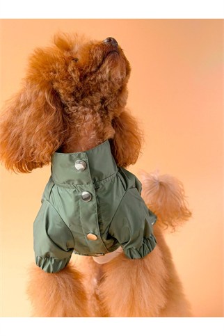 Zoë Pet Atelier × Lolidogs Köpek Yağmurluğu Army