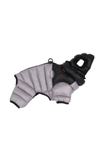 Puppia Alpine Puffer Köpek Tulumu - Gümüş Gri