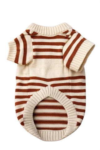 Dolcepets Ayıcık Desenli Köpek Kazak Kahverengi