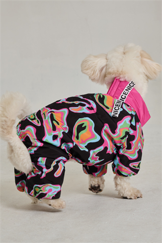 Godoist Köpek Tulumu Puffer - Jumpsuit Series - Godo Black