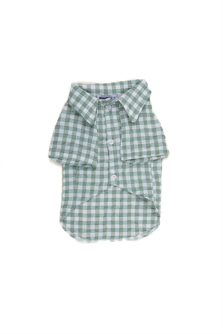 Goodboi Pötikareli Mint Gofre Gömlek