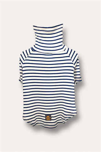 Asky&Erd Turtleneck Tshirt | Coastal Navy