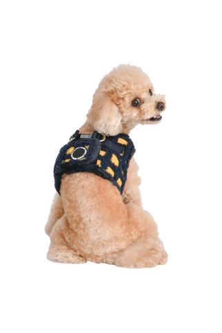 Puppia Stefan Köpek Göğüs Tasması - Lacivert