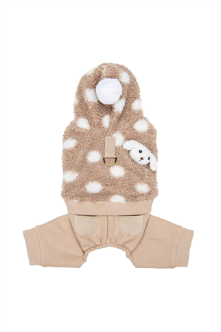 Pinkaholic New York Blaire Kukuletalı Kış Tulumu - Bej