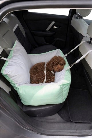 Max Design Maxie Comfort Köpek Araba Yatağı Yeşil
