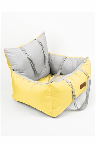 Max Design Maxie Comfort Köpek Araba Yatağı Sarı