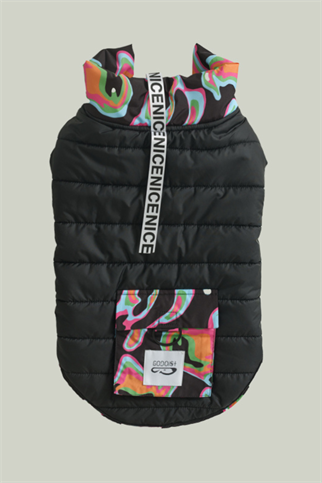Godoist Köpek Montu Polar - Puffer Series - Funy Black