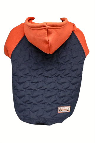 Asky And Erd Star Varsity Hoodie Terracotta