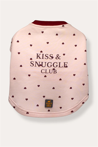 Asky&Erd Kiss & Snuggle Club Sweatshirt | Rose Mist