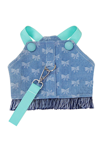 DolcePets kot turkuaz detaylı tasma