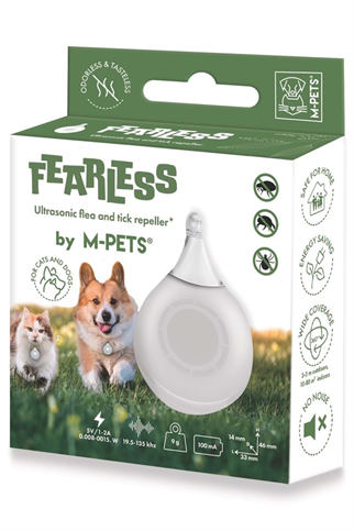 M-Pets Fearless Ultrasonic Pire ve Kene Kovucu Beyaz