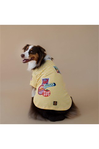 Asky&Erd Ciao Capri Köpek T-Shirt Limoncello