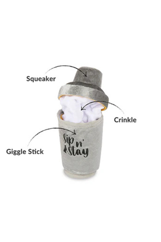 Play San Francisco Cocktail Shaker Köpek Oyuncağı