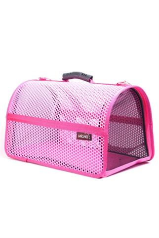 Migno Flybag Voyager Fileli Model Kedi Köpek Taşıma Çantaları - Pembe